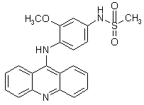 安吖啶结构式