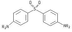 氨苯砜结构式