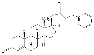 苯丙酸诺龙结构式