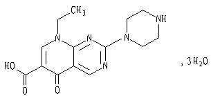 吡哌酸结构式