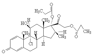 丙酸倍氯米松结构式