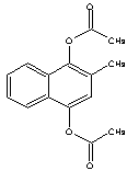 维生素K4结构式