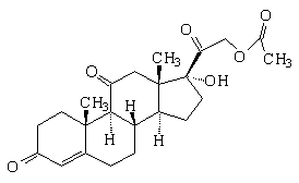 醋酸可的松结构式