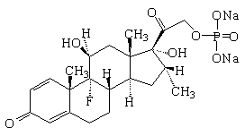 地塞米松磷酸钠结构式