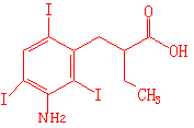 碘番酸结构式