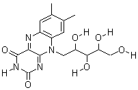 维生素B2结构式