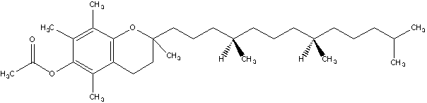 维生素E结构式