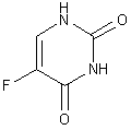 氟尿嘧啶结构式