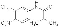 氟他胺结构式