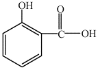 水杨酸结构式