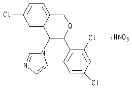 硝酸益康唑结构式