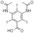 泛影酸钠结构式