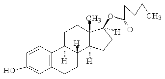 戊酸雌二醇结构式