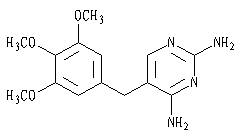 甲氧苄啶结构式