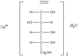 葡萄糖酸钙结构式