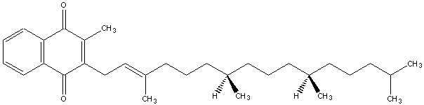 维生素K1结构式