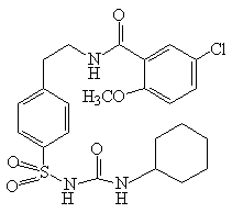 格列本脲结构式