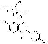 葛根素结构式