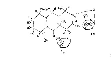 红霉素结构式