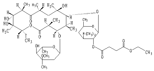 琥乙红霉素结构式