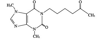 己酮可可碱结构式