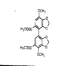 联苯双酯结构式