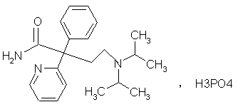 磷酸丙吡胺结构式