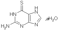 硫鸟嘌呤结构式