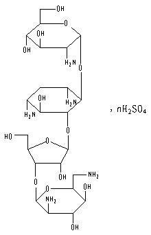 硫酸巴龙霉素结构式
