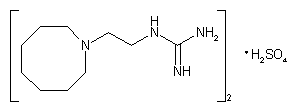 硫酸胍乙啶结构式