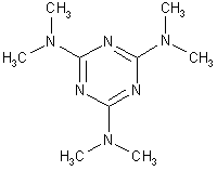 六甲蜜胺结构式