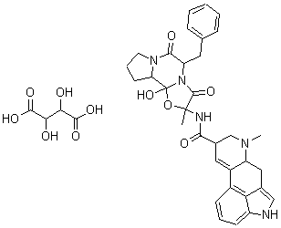 酒石酸麦角胺结构式