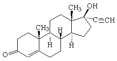 炔孕酮结构式