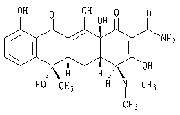 四环素结构式