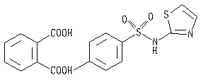酞磺胺噻唑结构式