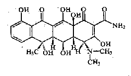 土霉素结构式