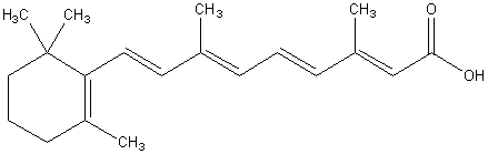 维A酸结构式