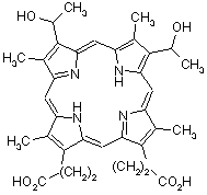 血卟啉结构式