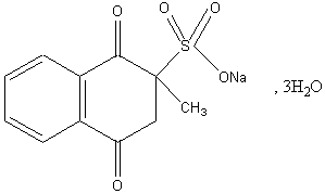 维生素K3结构式
