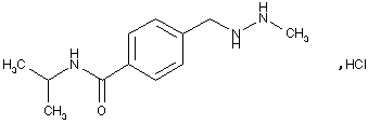 盐酸丙卡巴肼结构式