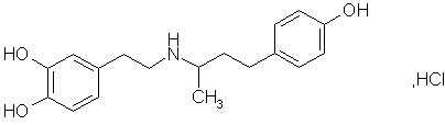 盐酸多巴酚丁胺结构式