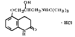 盐酸卡替洛尔结构式