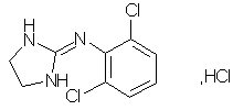 盐酸可乐定结构式