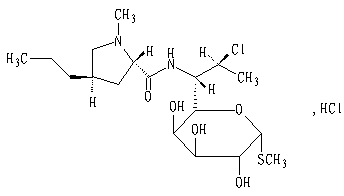 盐酸克林霉素结构式