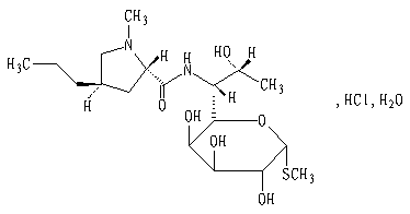 盐酸林可霉素结构式