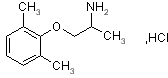 盐酸美西律结构式