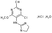 盐酸莫索尼定结构式