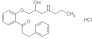 盐酸普罗帕酮结构式
