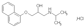 盐酸普萘洛尔结构式