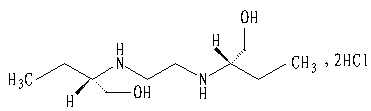 盐酸乙胺丁醇结构式